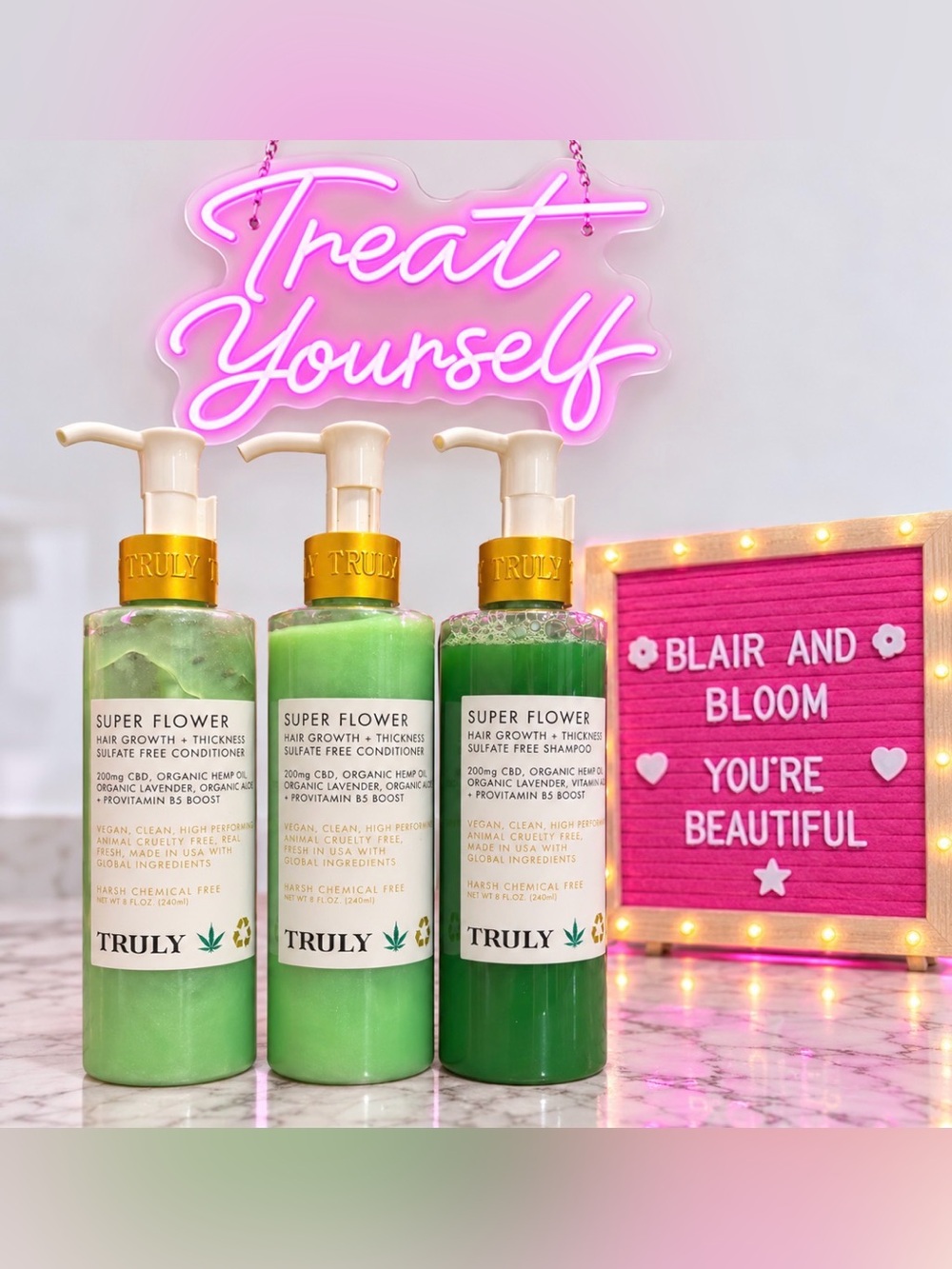 Truly Beauty Super Flower Shampoo & Conditioner Bundle - Discontinued